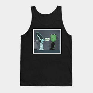 Halloween Blockhead Tank Top